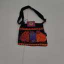 Laurel Burch Crossbody Purse Zipper Top 10"X10", Feline Friends, Multicoloured