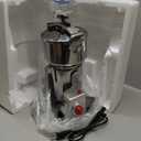 Electric Grain Mill Grinder 2000W Dry Material Grinding Machine 800g Stainless Steel Pulverizer 36000r/min High-speed Grain Mill 270 swingable Superfine powder for Home and Commercial 800g