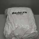 Bedsure Waterproof Heated Mattress Pad Queen - Cotton Bed Warmer with Memory & Preheat Functions, 10 Heat Settings & 12 Hour Shut Off, Dual Controller, Electric Mattress Pad Queen, 60"x80"