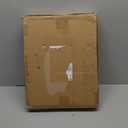 Corner Bread Box for Kitchen Counter, Bamboo Wood Large Capacity Bread Storage Bin with Acrylic Wavy Door Panel (Black, Extra Large)