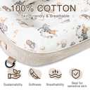 Baby Lounger-Infant Lounger for Newborn 0-24 Months, Portable Baby Nest for Home and Travel, 3 in 1 Newborn Lounger with Pure Cotton Cover, Breathable & Soft Infant Nest for Boys & Girls