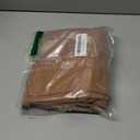 MIULEE Decorative Linen Euro Sham Pillow Covers 24x24 Brown Boho Farmhouse Neutral Couch Throw Pillows for Bed Pack of 2 Accent Modern Pillowcase Sofa Livingroom Home Decor