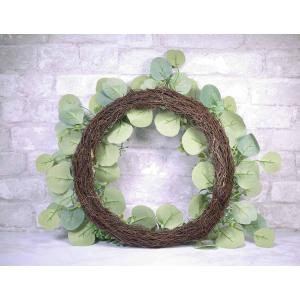 20" Mixed Eucalyptus Wreath Traditional and Symbolic Greenery Arrangement for Wedding Decor Front Door Wall Window Farmhouse Christmas Festival Porch Patio Garden Decor