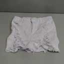 GOBLES Women's Sexy Summer Mid Waist Ripped Jean Shorts Frayed Hem Denim Shorts (White), Small