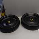 LTNICER 13" Tire Compatible with Gorilla Cart, 4.00-6 Flat Free Solid Tire and Wheel (Solid Polyurethane) for Wagon, Wheelbarrow, Yard Trailers-5/ 8" Bearings, Offset Hub 2.1" (2 Pack)