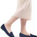 MUSSHOE Flats for Women Pointed Toe: Buttery Soft Suede Comfort Dress Shoes with Arch Support - Lightweight Slip On Ballet Flats for All Day Office Work,Walking & Casual Wear (6)