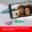 SANDISK 256GB Ultra Dual Drive Go USB Type-C Flash Drive, Black - SDDDC3-256G-GAM46