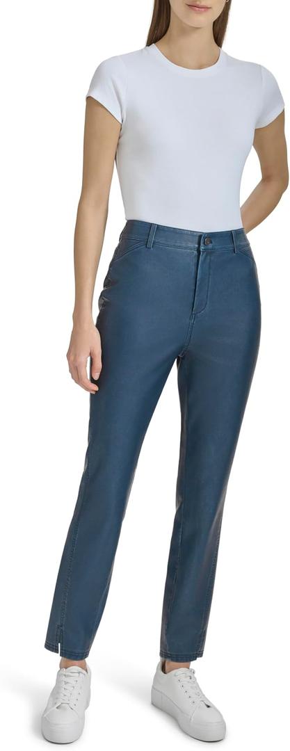 Andrew Marc Women's Faux Leather Pant Size 12