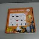 12Pcs Halloween Cookie Cutters Kit, Stainless Steel Holiday Cookie Cutters Set for Kids, Halloween Baking Ghost Cookie Cutter with Spider, Pumpkin, Bat, Cat, Ghost, Witch Hat, Good Gift for Halloween