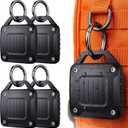 DDJ 4-Pack IPX8 Waterproof for AirTag Holder Case Keychain, Rugged Protective Case for Apple Airtag with Key Ring, Ultra Durable Air Tags Holder for Dog Collar/Luggage/Key/Backpack, Easy to Install
