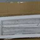 Lovdeco Carrara 1" X 12" Marble Quarter Round Tile Liner, Edge Trim Molding for Shower and Backsplash, Bullnose Tile Trim Polished, 6 Pcs/Box
