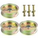 3 Pack 589766102 Husqvarna Idler Pulley Replaces 539132728 589766101 539112196 539103258 539103257 539128101 for Husqvarna 48" 54" Z246 RZ4623 RZ46I Z248F MZ54 MZ61 MZ6128 RZ4824F Tractors, A13 3x539132728