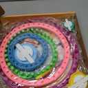 READAEER Round Knitting Looms Set Craft Kit Tool with Hook Needle and Pompom Maker