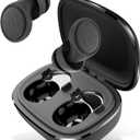Ear Plugs for Sleeping Noise Cancelling - 35dB Reusable Ear Plugs with 7 Eartips and Carry Case - Flexible Hearing Protection - Replaceable Single/Double Eartips for Sleep, Focus, Travel, Work, Black