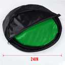 Koopro 57 Collapsible Twist Background Double-Sided Pop Up Flex Backdrops Chroma Blue & Green Portrait Screen Professional Video Photography and Television Studio Props with Carrying Case, Small