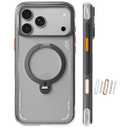 TORRAS Ostand Q3 Air for iPhone 17 Pro Case 6.3'' with Stronger Magnetic Stand, Fit for Magsafe, Airbags Miltary Protection, Camera Control for iPhone 17 Pro Case, Shockproof & Stylish, Shadow Black