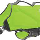 Outward Hound Dawson Swim Dog Life Jacket, High-Performance Neoprene Dog Life Vest for Swimming, Boating, and Water Safety, XL, Green (X-Large (Chest Girth: 33"-44"))