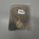 HAIRCUBE Synthetic T Lace Front Wig,Side-Parted Glueless Lace Wigs for Women, 16-Inch Shoulder Length Wavy Style for Daily Wear, Party & Date (Ombre Golden Blonde)