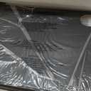 Mobile Standing Desk with Drawer, 28" Rolling Desk with Cup Holder and Hooks, Portable Laptop Workstation on Wheels, Height Adjustable Cart with Storage for Home Office, Black