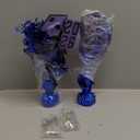 DoubleFill 2 Set Blue Graduation Decorations Class of 2026 Graduation Table Centerpieces Sticks Table Toppers with Lights for College High School Congrats Grad Party Supplies