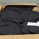 WRENSONGE Queen Comforter Set - 3 Pieces Prewashed Black Comforter Soft Lightweight for All Seasons,Fluffy Down Alternative Comforter Queen Size with 2 Pillow Shams