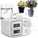 Automatic Plant Waterer Indoor with Timer, Anti-Siphoning, Power-Off Memory Indoor Watering System for Plants 15 Potted, Smart Plant Watering Devices is Gifts for Plant Lovers