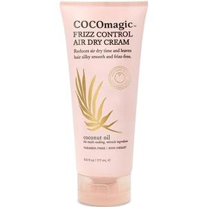 Cocomagic Frizz Control Air Dry Cream | Anti-Frizz Styling Cream | Helps to Calm and Smooth Frizz-Prone Hair | Paraben Free (6 oz)
