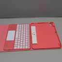 Harvopu Compatible for iPad 11th 10th Generation Case with Keyboard, Folio Cover with Pencil Holder, Multi-Touch Trackpad, 7 Color Backlit, Detachable Keyboard for iPad (A16) 11th/10th Gen (Pink) | with Pencil Holder, Multi-Touch Trackpad, 7 Color Backlit, Detachable Keyboard, for iPad, (A16)
