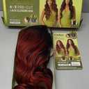 Outre 6X5 Pre-Cut Lace Closure Wig - Human Hair Blend - Loose Body 26" (DRST VAMPIRE RED)