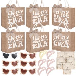 Bridesmaid Proposal Gifts - 29 Pcs Bachelorette Party Set, Including Bridesmaids Tote Bags