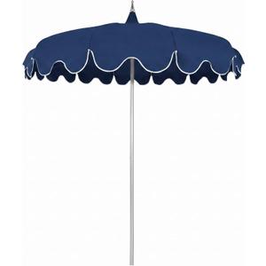 7Ft Patio Pagoda Umbrella, UV Protect Pool Umbrellas with Heavy Duty Pole, Outdoor Umbrellas for Patio, Curved-shaped Umbrella Ribs, Carry Bag