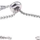 DanLingJewelry 10pcs 304 Stainless Steel Adjustable Slider Bracelet Slider Extender Chains Friendship Bracelets for Jewelry Making DIY 8 Inches(210mm) P
