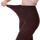 DUCMODA Women's 70D Semi-Opaque Tights High Waist Solid Soft Stretch Pantyhose (Brown, XS)