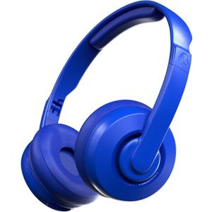 Skullcandy Cassette On-Ear Wireless Headphones, 22 Hr Battery, Microphone, Works with iPhone Android and Bluetooth Devices - Blue