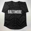 Facsimile Autographed Cedric Mullins Baltimore Black City Connect Reprint Laser Auto Baseball Jersey Size Men's XL