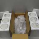 Black Chandelier | 6 Lights Farmhouse Chandeliers for Dining Room Light Fixtures Over Table | Hallway Lighting with Clear Glass Shade for Living Room | Kitchen | Entryway | Bedroom | Bathroom