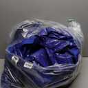 HealSmart 4 Pack Extra Large Moving Bags with Carrying Handles & Zippers, Heavy-Duty Storage Tote Moving Boxes for Dorm Room, Blue