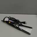 Pencil Flat Iron 3/10'' Small Flat Irons for Short Hair,Pixie Cut & Bangs,Hair Straightener for Edge with LED Display,Travel Mini Hair Straightener with Dual Voltage,Auto Shut OffBlack