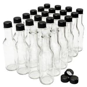 nicebottles Hot Sauce Bottles, 5 Oz - 48 Pack