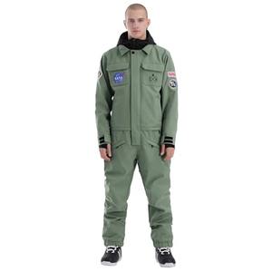 GSOU SNOW Men Ski Suit One Piece Snowsuit Snowboard Jacket Waterproof Ski Jumpsuit Snow Outfit Windproof Insulated Winter Sports M