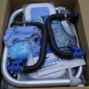 Swive Shower Chair with Arms and Back Heavy Duty 500 lbs for Seniors Elderly Disabled or Bariatric Adults Bench Seat for Inside Shower Stall and Bathroom Bath Tub Seats Adjustable Stool