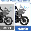 12" Windshield Windscreen Compatible for Harley Road Glide CVO/SE FLTRXSE 2023 2024 2025 2026 later FLTRX 2024 later CVO ST FLTRXSTSE 2024 later for 2023 2024 Road Glide Accessories, Smoke