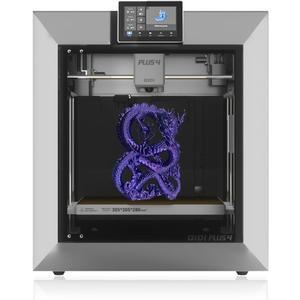 QIDI PLUS4 3D Printer, Max 600mm/s High-Speed Printing, 65 Chamber Heat, Fully Auto Leveling, 370C Direct Extruder with Integrated Nozzle, Support PPS-CF Filaments, Large Print Size 12"x12"x11"