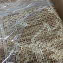 MontVoo-Outdoor Rug-Patio Rug 5x7 ft Polypropylene Indoor Outdoor Rugs Carpet for Patio Deck Balcony Porch, Textured Weave, Durable for High Traffic, Fade-Resistant, Vintage Medallion Neutral Brown