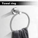 15sets 24inch Brushed Nickel Bathroom Hardware Set, Include 3PCS 24inch Towel Bar, 6PCS Robe Hook, 3PCS Towel Ring, 3PCS Toilet Paper Holder