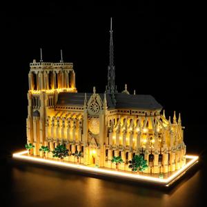 BRIKSMAX Light Kit for Lego-21061 Notre Dame Cathedral - Compatible with Lego Architecture Building Set- Does not include Lego Set