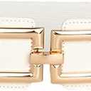 Elastic Waist Belts For Women Dresses Jumpsuit Ladies Waistband Cinch Corset Belt With Gold Square Buckle