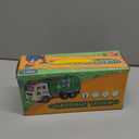 Zetz Brands Toy Garbage Truck with 4D Lights & Sounds for Boys, Toddlers, Kids 3+ - Trash Trucks Vehicle, Push Toy Car, Bump & Go w/ Recycle and Sanitation Sticker – Ideal Birthday