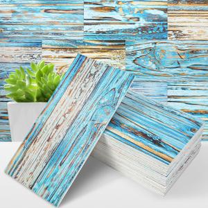 STICKGOO 50-Piece Subway Tile Peel and Stick Backsplash, 4"x 8" Thickened PVC Stick on Tiles for Kitchen, Bathroom, Camper, FireplaceRustic Gold Slate, Pack of 46
