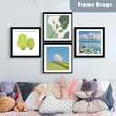 BESCRCL 12x12 Picture Frame Black Set of 6, Diamond Art Painting Frames Display Photo 10x10 or 12 x 12 without Mat, Wall Hanging Frame with Plexiglass